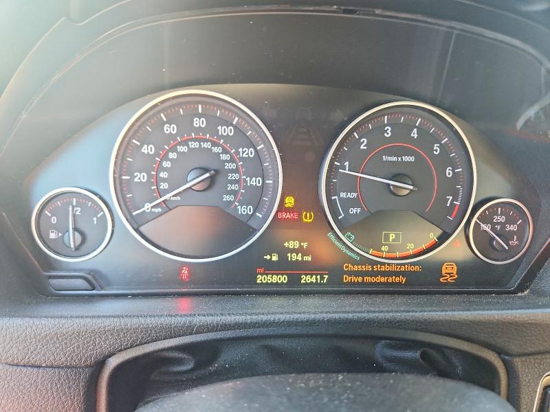 2015 BMW 3 series VIN WBA3X5C59FD559901 COPART salvage auction — MINOR DENT/SCRATCHES, RT, sold $15 on 2026-07-28 (photo 9)
