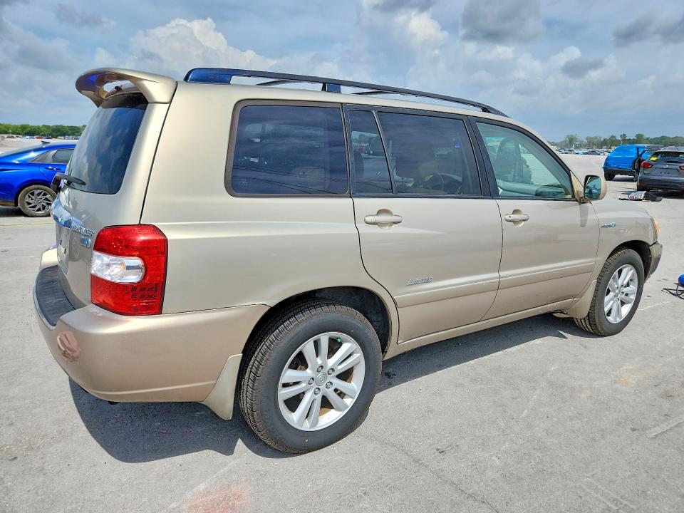 2007 Toyota Highlander VIN JTEDW21A170022677 COPART salvage auction — MECHANICAL, Ks - Certificate Of Title, sold $575 on 2026-07-27 (photo 3)