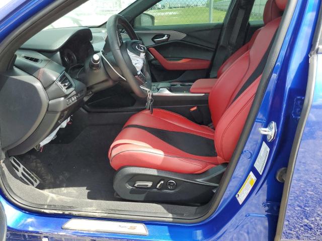 2023 Acura Tlx VIN 19UUB7F93PA000350 COPART salvage auction — FRONT END, Salvage Title, sold $16,900 on 2023-08-17 (photo 7)
