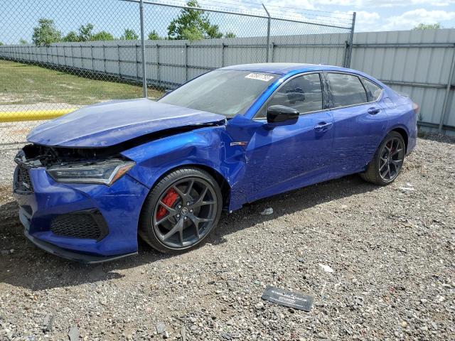 2023 Acura Tlx VIN 19UUB7F93PA000350 COPART salvage auction — FRONT END, Salvage Title, sold $16,900 on 2023-08-17 (photo 1)