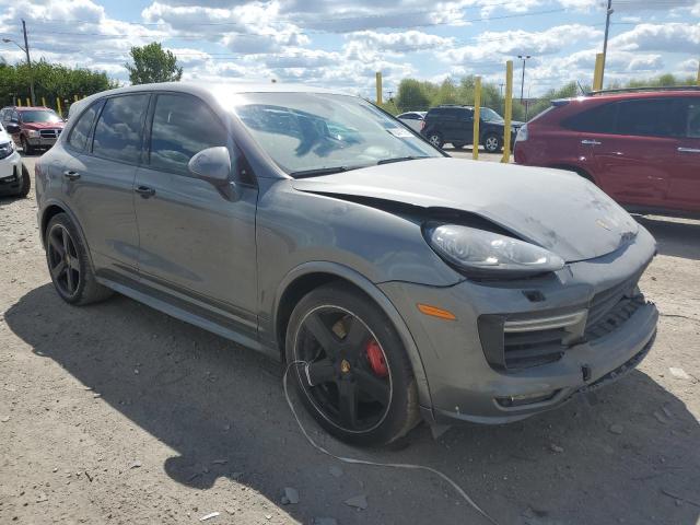 2018 Porsche Cayenne VIN WP1AD2A27JLA80755 COPART salvage auction — Front End, IN - CERT OF TITLE-SALVAGE TITLE (P), sold $15,000 on 2025-10-03 (photo 4)