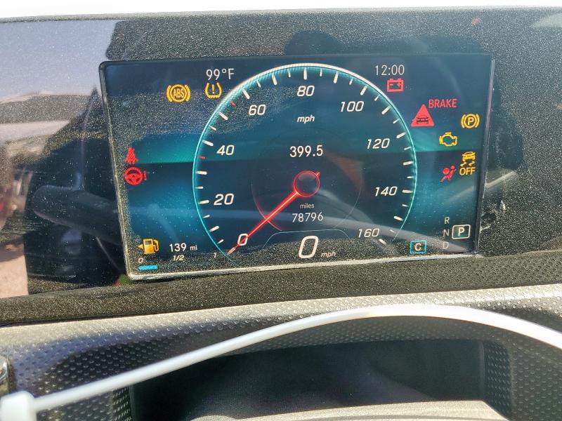 2019 Mercedes-benz A-class VIN WDD3G4EB5KW035939 COPART salvage auction — MECHANICAL, Tx - Certificate Of Title, sold $4,550 on 2026-07-09 (photo 9)