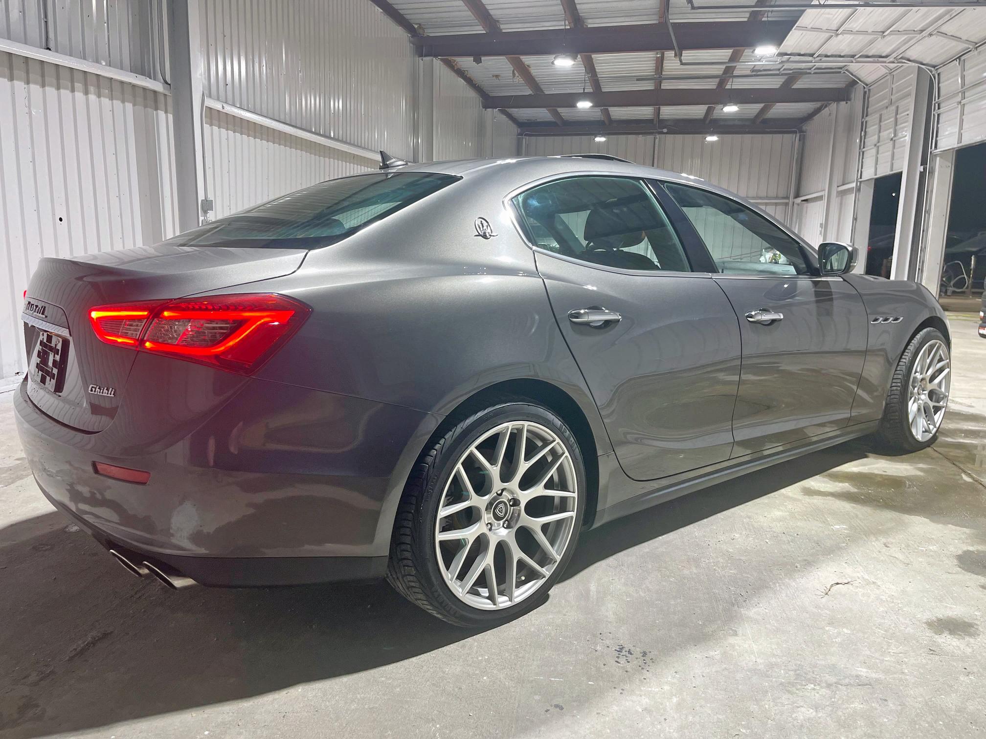 2017 Maserati Ghibli VIN ZAM57XSA9H1206127 COPART salvage auction — Damage History, TX - CERT OF TITLE-REBUILT SALVAGE (P), sold $30,500 on 2025-08-29 (photo 4)