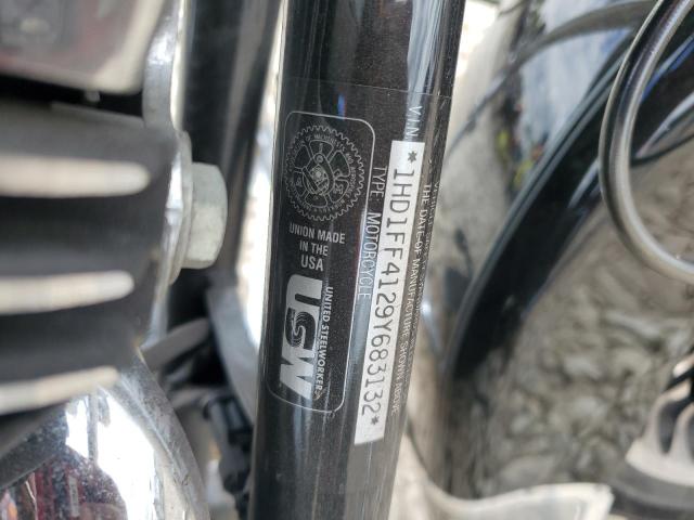 2009 Harley-davidson Fl VIN 1HD1FF4129Y683132 COPART salvage auction — ALL OVER, IL - SALVAGE CERTIFICATE, sold $925 on 2026-07-02 (photo 9)