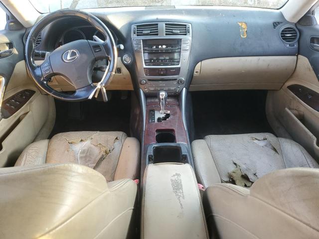 2008 Lexus Is VIN JTHBK262985083058 COPART salvage auction — MINOR DENT/SCRATCHES, Ca - Dis/Dlr/Exp Only Clean Title, sold $2,200 on 2026-07-21 (photo 8)
