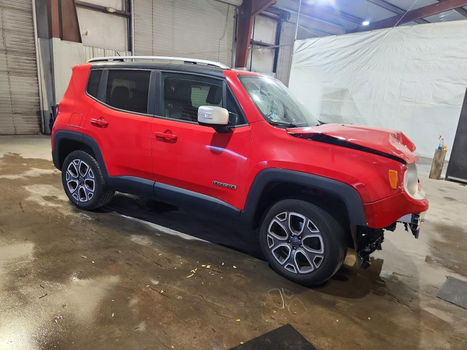 2017 Jeep Renegade VIN ZACCJBDB8HPE72793 COPART salvage auction — FRONT END, MA - CERT OF TITLE-SALVAGE (P), sold $400 on 2026-08-20 (photo 4)