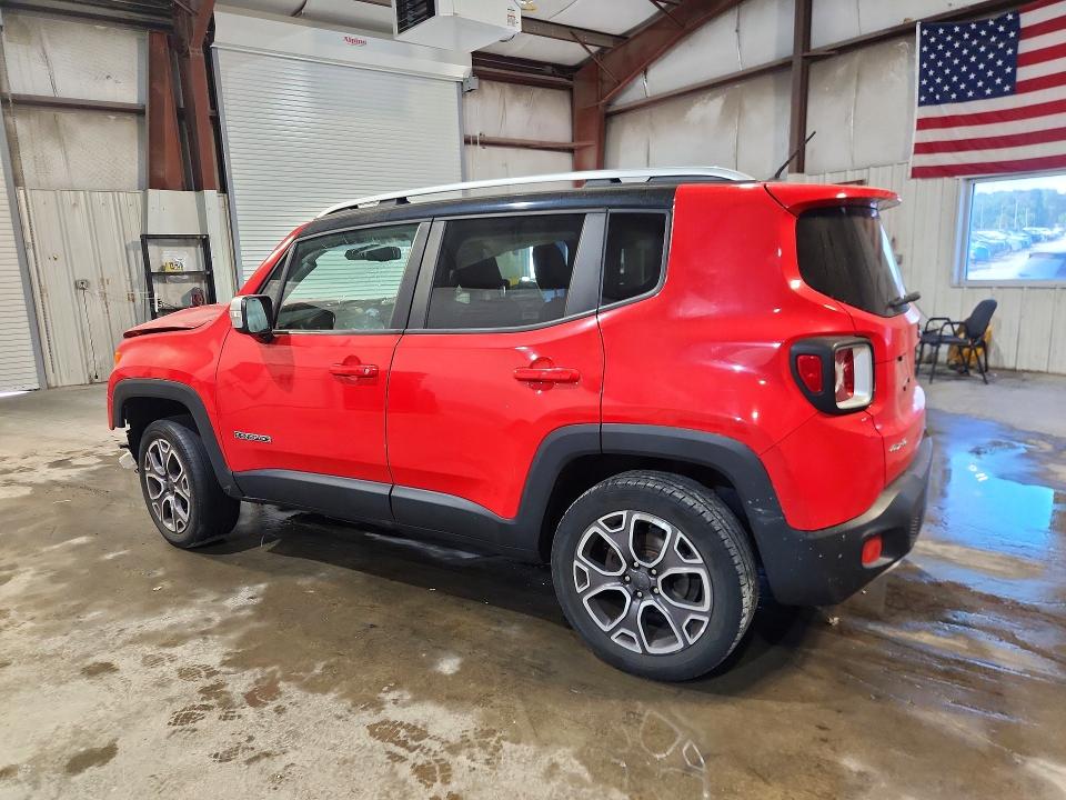 2017 Jeep Renegade VIN ZACCJBDB8HPE72793 COPART salvage auction — FRONT END, MA - CERT OF TITLE-SALVAGE (P), sold $400 on 2026-08-20 (photo 2)