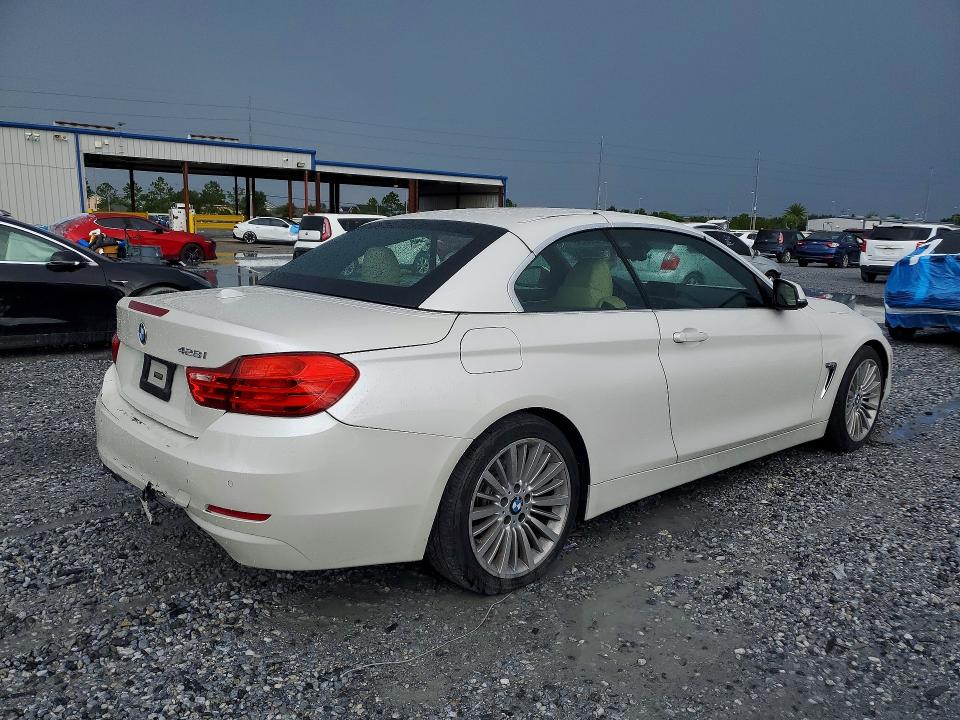 2016 BMW 4 series VIN WBA3V7C52G5A25784 COPART salvage auction — REAR END, Fl - Cert Of Title Slvg Rebuildable, sold $3,950 on 2026-08-18 (photo 3)