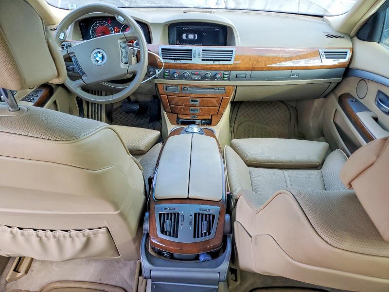 2005 BMW 7 series VIN WBAGN63535DS58990 COPART salvage auction — FRONT END, SC, sold $300 on 2026-09-02 (photo 8)