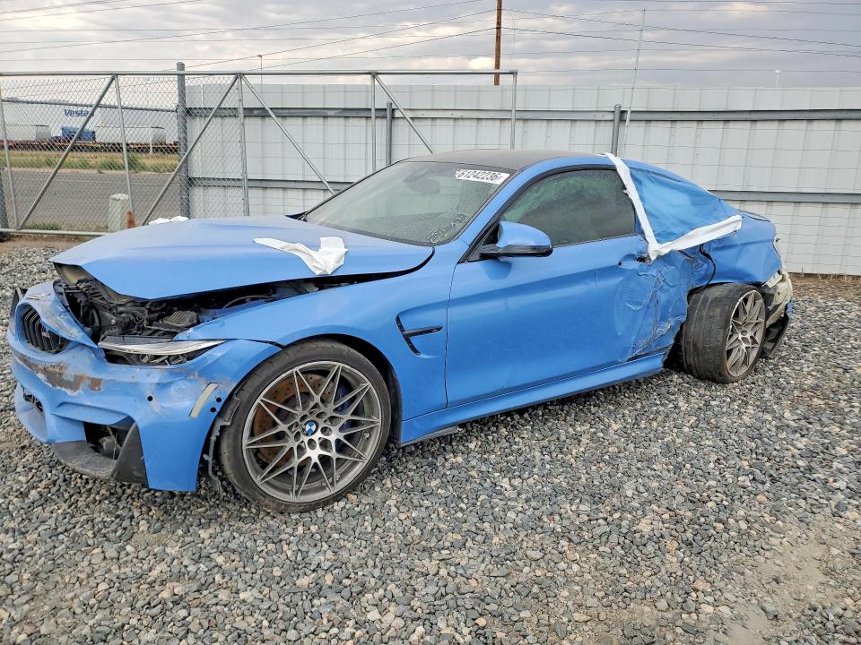 2018 BMW M4 VIN WBS4Y9C52JAC86236 — COPART salvage auction photo