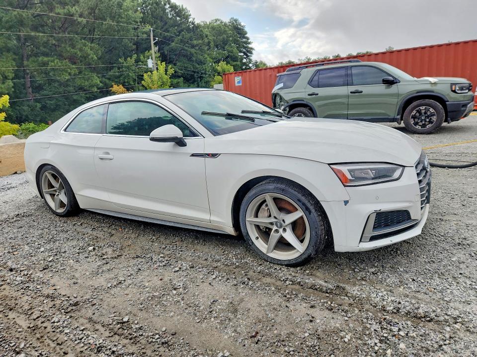 2018 Audi A5 VIN WAUTNAF51JA004963 COPART salvage auction — MECHANICAL, GA - CERTIFICATE OF TITLE, sold $7,200 on 2026-08-26 (photo 4)