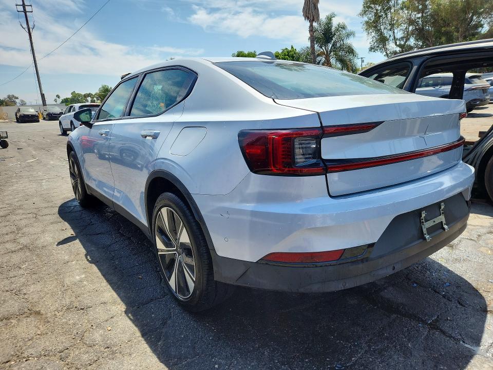 2023 Polestar 2 VIN YSMEG3KA0PL141298 COPART salvage auction — MECHANICAL, CA - CERTIFICATE OF TITLE, sold $6,900 on 2026-08-19 (photo 2)