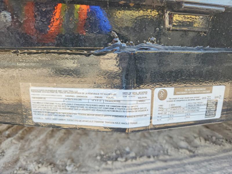 2026 Load trail Utility VIN 4ZEUT1620T1366574 COPART salvage auction — NORMAL WEAR, TN - CERTIFICATE OF TITLE (P), sold $1,050 on 2026-09-25 (photo 8)