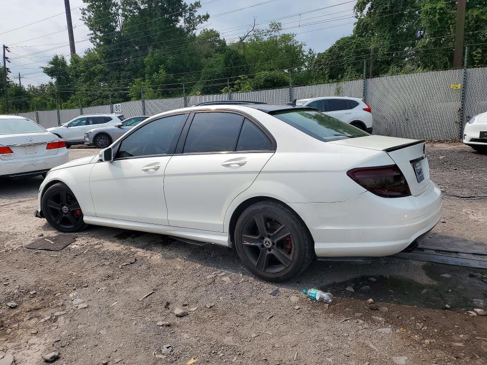 2011 Mercedes-benz C class VIN WDDGF8BB7BR183105 COPART salvage auction — FRONT END, PA - CERTIFICATE OF SALVAGE, sold $650 on 2026-08-24 (photo 2)