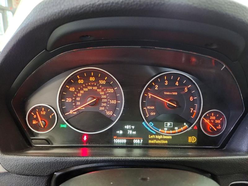 2016 BMW 3 series VIN WBA8E5G55GNT93037 COPART salvage auction — MINOR DENT/SCRATCHES, Mt - Certificate Of Title (P), sold $1,000 on 2026-08-20 (photo 9)