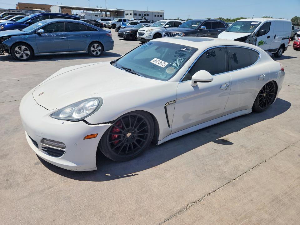2011 Porsche Panamera VIN WP0AB2A7XBL060634 COPART salvage auction — FRONT END, TX - CERTIFICATE OF TITLE, sold $2,400 on 2026-09-22 (photo 1)