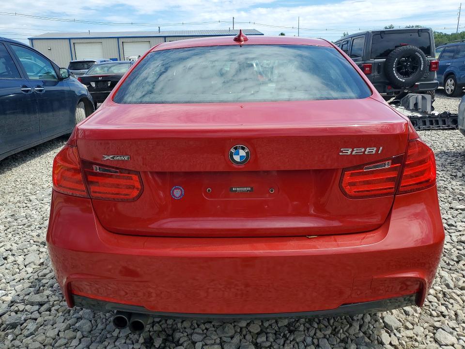 2013 BMW 3 series VIN WBA3B3C58DF542687 COPART salvage auction — WATER/FLOOD, MA - CERT OF TITLE-RECONSTRCTD COLL, sold $400 on 2026-08-19 (photo 6)