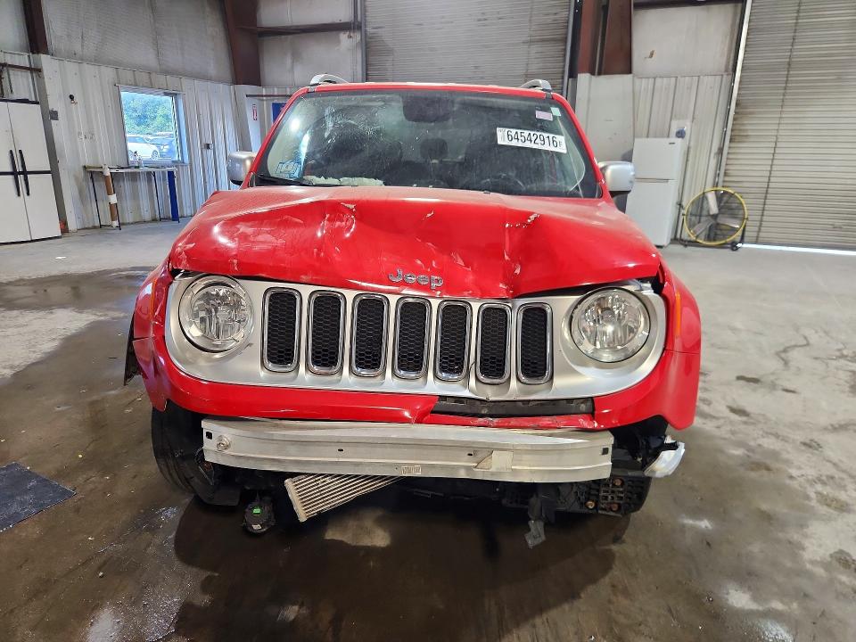 2017 Jeep Renegade VIN ZACCJBDB8HPE72793 COPART salvage auction — FRONT END, MA - CERT OF TITLE-SALVAGE (P), sold $400 on 2026-08-20 (photo 5)