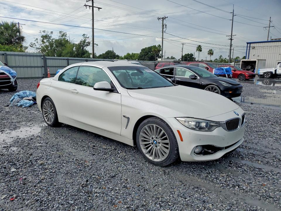 2016 BMW 4 series VIN WBA3V7C52G5A25784 COPART salvage auction — REAR END, Fl - Cert Of Title Slvg Rebuildable, sold $3,950 on 2026-08-18 (photo 4)