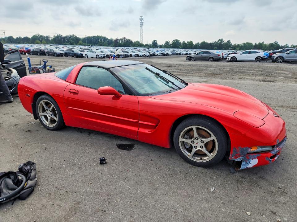 2002 Chevrolet Corvette VIN 1G1YY22G425130430 COPART salvage auction — FRONT END, Va - Certificate Of Title, sold $1,650 on 2026-08-22 (photo 4)