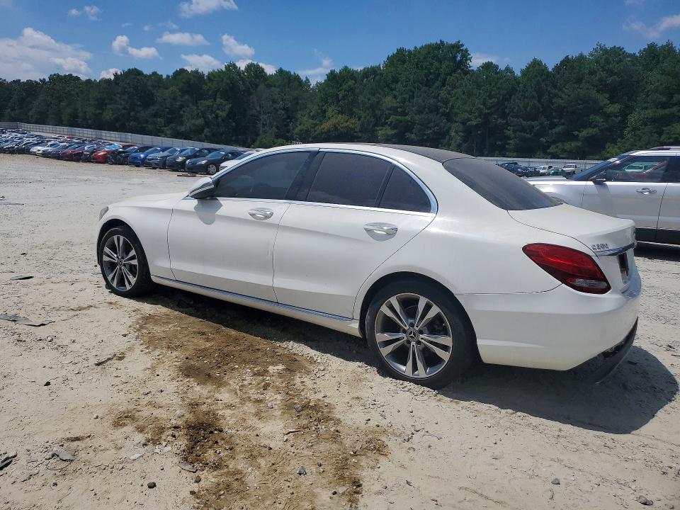 2018 Mercedes-benz C class VIN WDDWF4KB2JR403981 COPART salvage auction — REAR END, GA - CERTIFICATE OF TITLE, sold $4,250 on 2026-08-19 (photo 2)