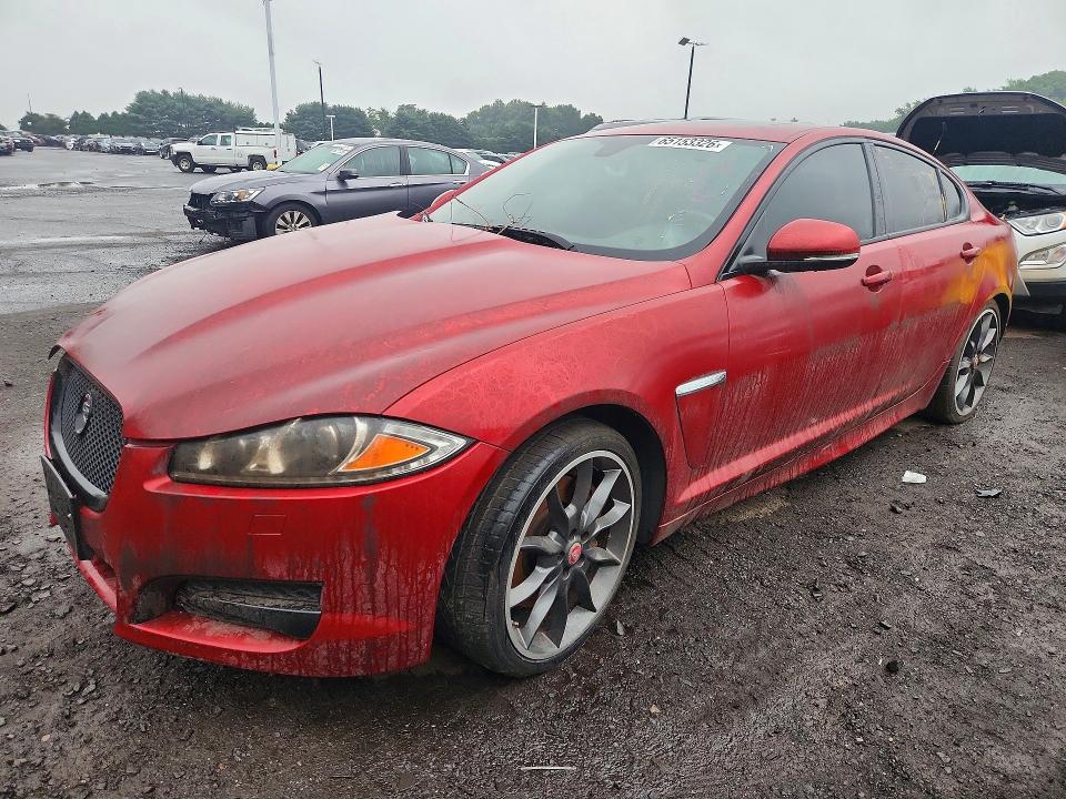 2015 Jaguar Xf VIN SAJWJ0FF1F8U54157 COPART salvage auction — MINOR DENT/SCRATCHES, CT - CERTIFICATE OF TITLE (P), sold $2,900 on 2026-08-25 (photo 1)