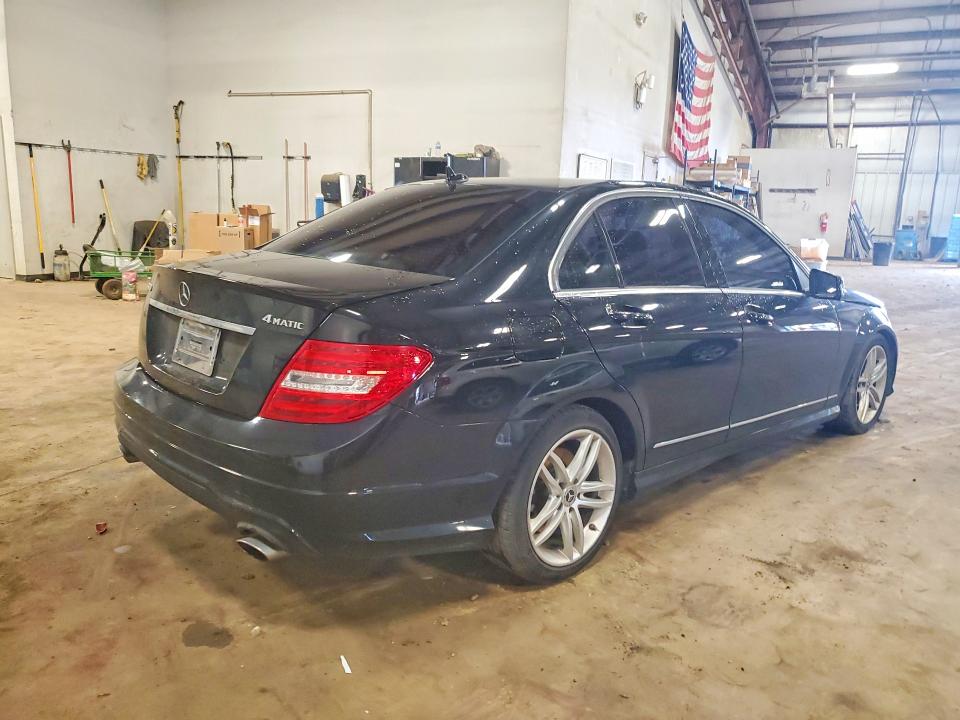 2013 Mercedes-benz C class VIN WDDGF8AB6DR285919 COPART salvage auction — FRONT END, MI - CERTIFICATE OF TITLE, sold $1,700 on 2026-08-21 (photo 3)