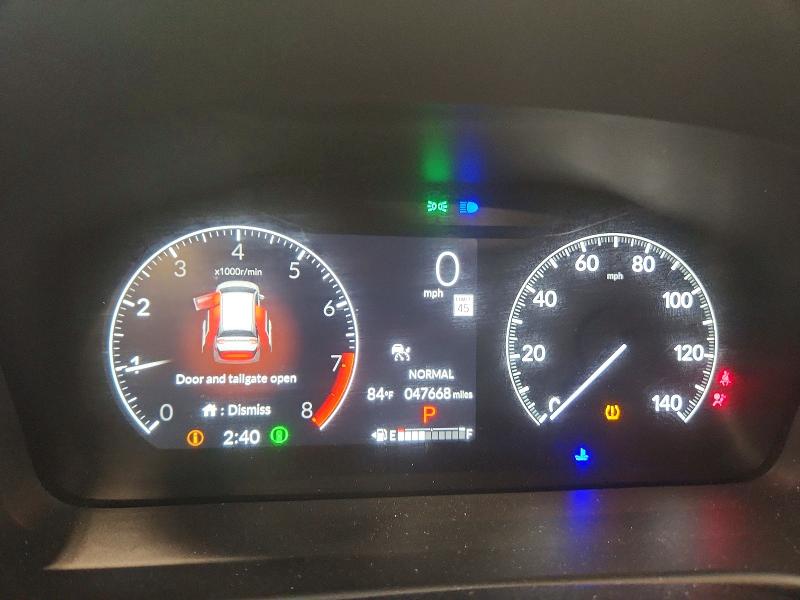 2025 Honda Odyssey VIN 5FNRL6H68SB080260 COPART salvage auction — FRONT END, WA - VEHICLE CERT OF OWNERSHIP-TITL (P), sold $19,000 on 2026-08-24 (photo 9)