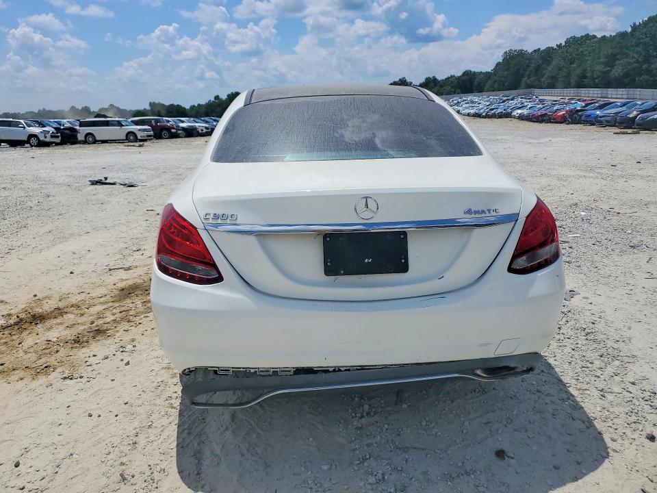 2018 Mercedes-benz C class VIN WDDWF4KB2JR403981 COPART salvage auction — REAR END, GA - CERTIFICATE OF TITLE, sold $4,250 on 2026-08-19 (photo 6)