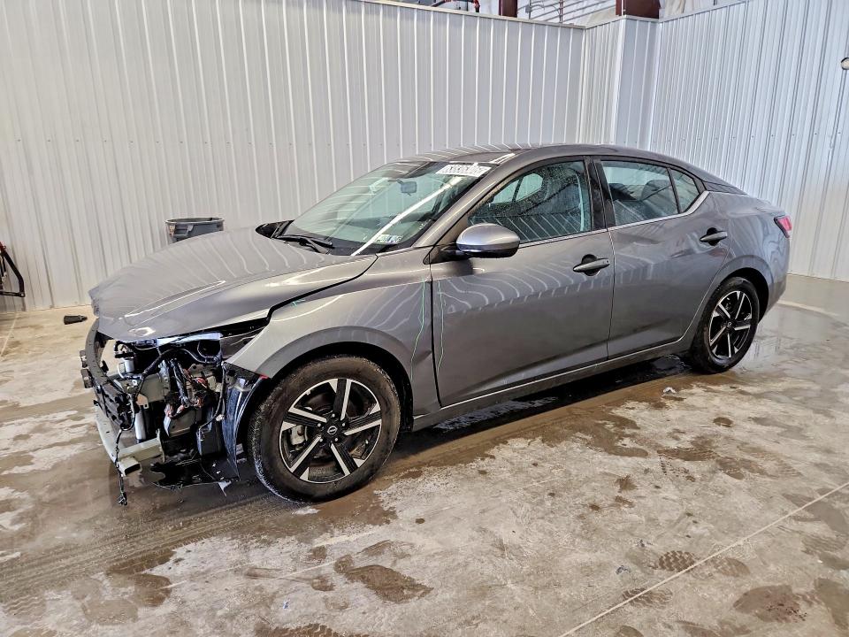 2025 Nissan Sentra VIN 3N1AB8CV8SY380625 — COPART salvage auction photo