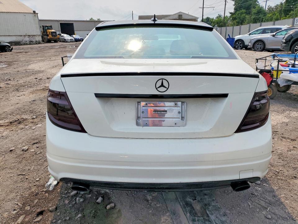 2011 Mercedes-benz C class VIN WDDGF8BB7BR183105 COPART salvage auction — FRONT END, PA - CERTIFICATE OF SALVAGE, sold $650 on 2026-08-24 (photo 6)
