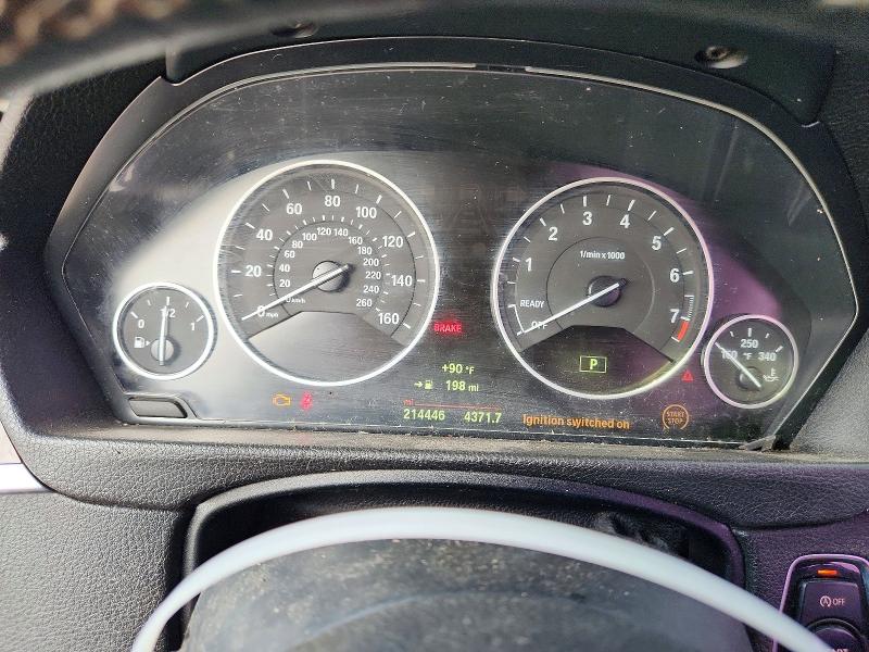 2015 BMW 3 series VIN WBA3B5C55FF961627 COPART salvage auction — MECHANICAL, CT - CERTIFICATE OF TITLE, sold $475 on 2026-08-21 (photo 9)
