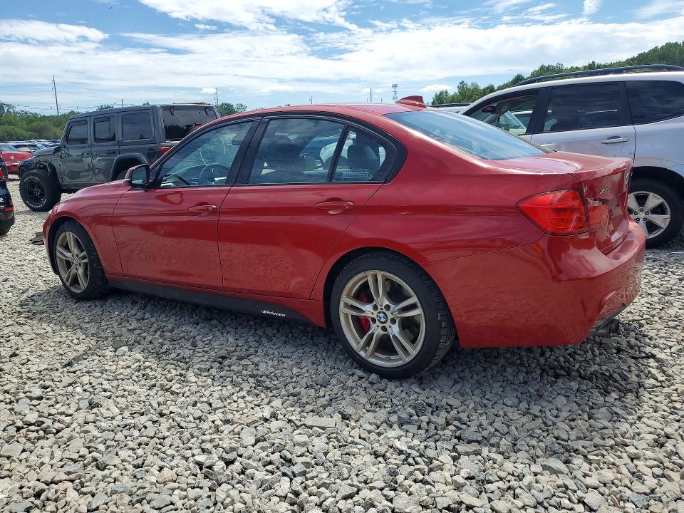 2013 BMW 3 series VIN WBA3B3C58DF542687 COPART salvage auction — WATER/FLOOD, MA - CERT OF TITLE-RECONSTRCTD COLL, sold $400 on 2026-08-19 (photo 2)
