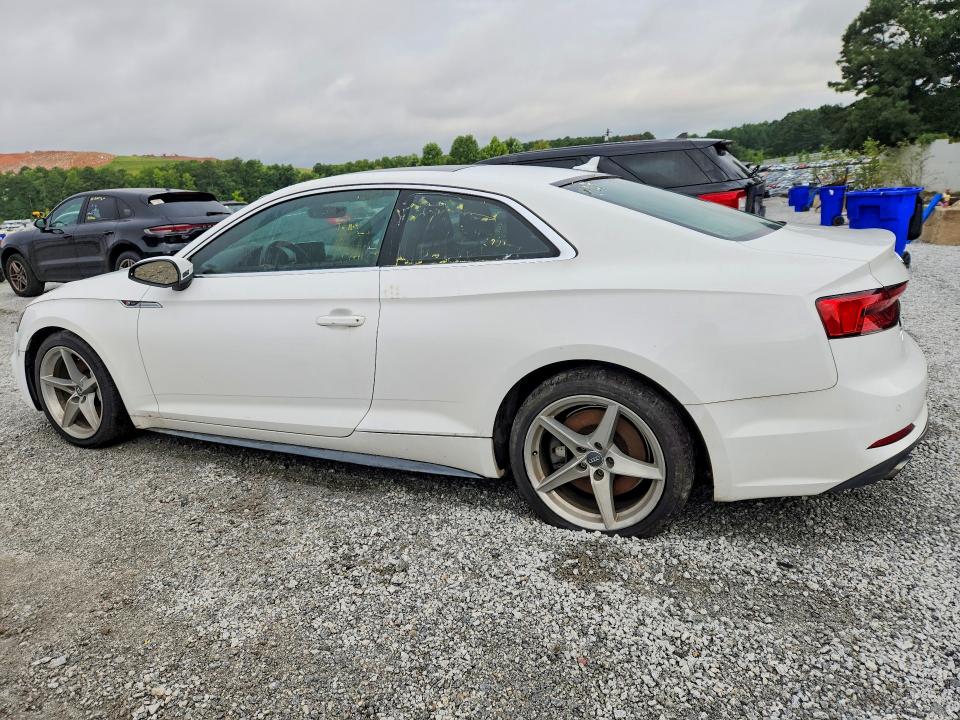2018 Audi A5 VIN WAUTNAF51JA004963 COPART salvage auction — MECHANICAL, GA - CERTIFICATE OF TITLE, sold $7,200 on 2026-08-26 (photo 2)