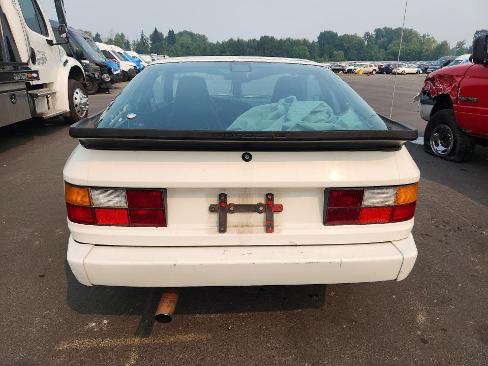 1987 Porsche 944 VIN WP0AA0944HN450451 COPART salvage auction — MECHANICAL, WA - VEHICLE CERT OF OWNERSHIP-TITL, sold $175 on 2026-08-19 (photo 6)