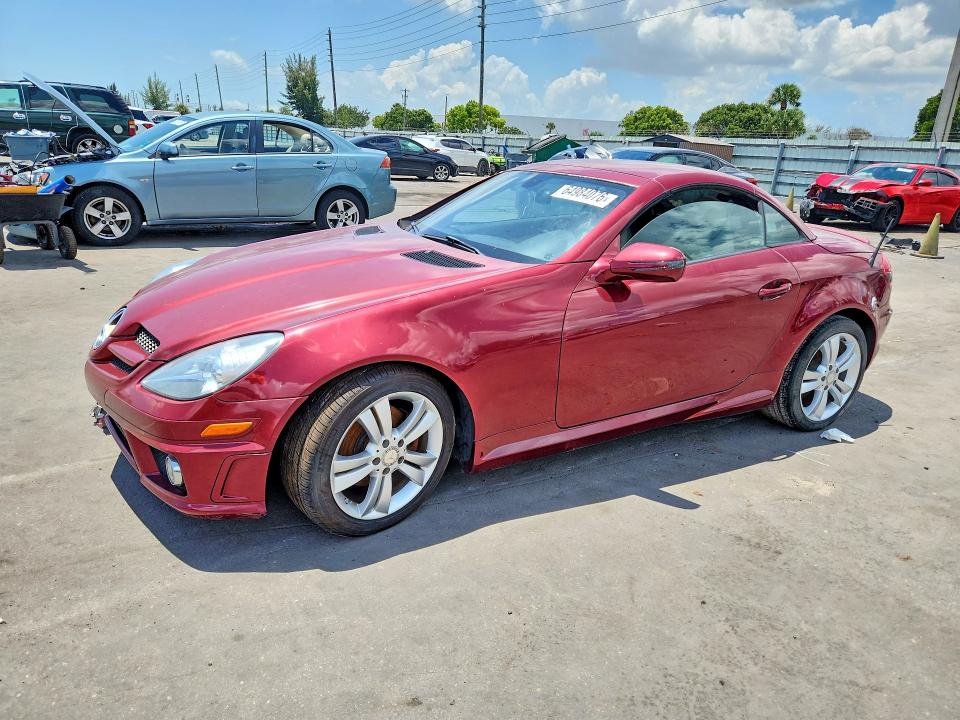 2011 Mercedes-benz Slk-class VIN WDBWK5EA0BF238447 COPART salvage auction — MECHANICAL, Fl - Certificate Of Destruction, sold $500 on 2026-08-24 (photo 1)