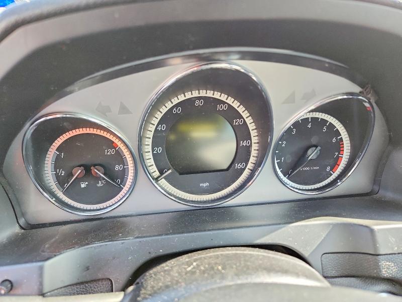2011 Mercedes-benz C class VIN WDDGF5EB4BA507779 COPART salvage auction — FRONT END, SV, sold $525 on 2026-08-11 (photo 9)