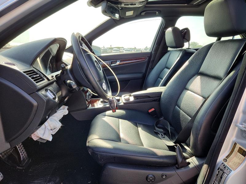 2011 Mercedes-benz C class VIN WDDGF5EB4BA507779 COPART salvage auction — FRONT END, SV, sold $525 on 2026-08-11 (photo 7)