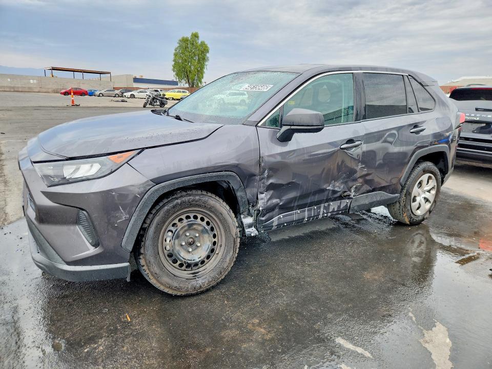 2022 Toyota Rav4 VIN 2T3H1RFV1NW190191 COPART salvage auction — SIDE, CA - DIS/DLR/EXP ONLY CLEAN TITLE, sold $7,000 on 2026-08-19 (photo 1)