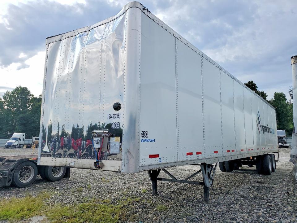 2025 Wabash dry van VIN 1JJV482D0SL517008 COPART salvage auction — ROOF, SC, sold $3,750 on 2026-08-13 (photo 1)