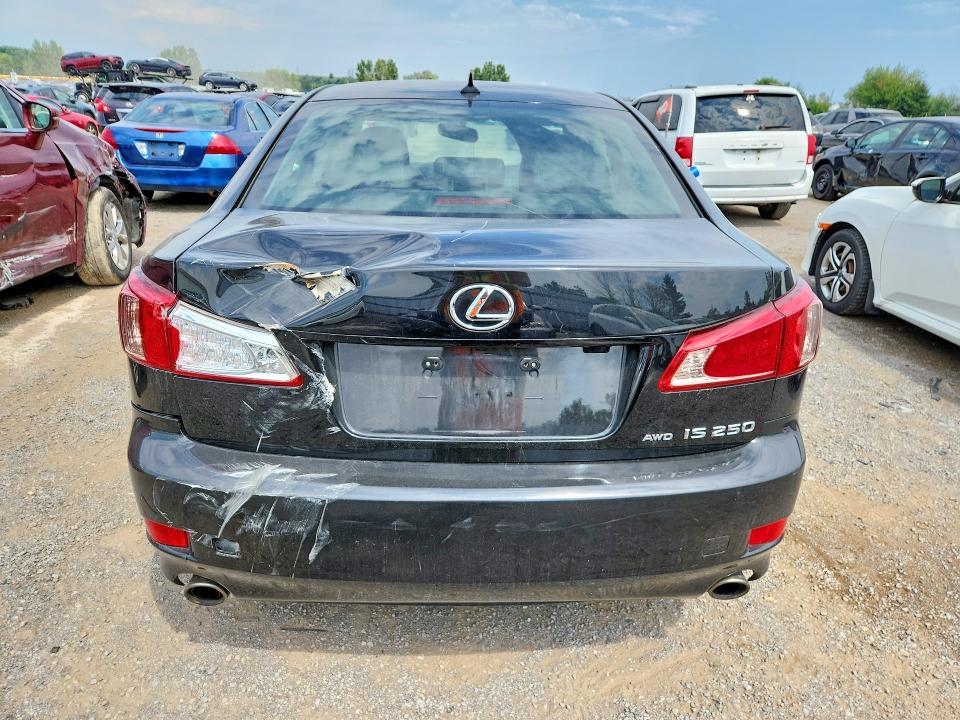2011 Lexus Is VIN JTHCF5C29B5051457 COPART salvage auction — FRONT END, ON - PERMIT NO BRAND - UNFIT, sold $625 on 2026-08-25 (photo 6)