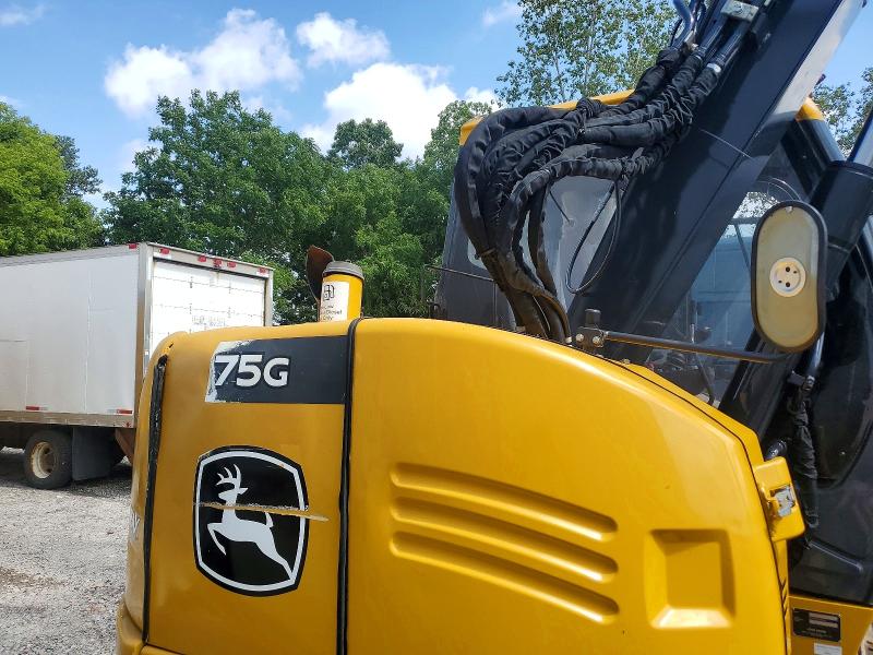 2021 John deere Excavator VIN 1FF075GXCLJ017512 COPART salvage auction — ROLLOVER, NY - BILL OF SALE, sold $29,000 on 2026-08-22 (photo 5)