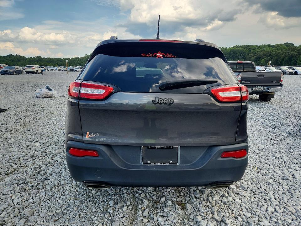 2016 Jeep Cherokee VIN 1C4PJLAS0GW351611 COPART salvage auction — REAR END, Ga - Certificate Of Title, sold $525 on 2026-08-18 (photo 6)