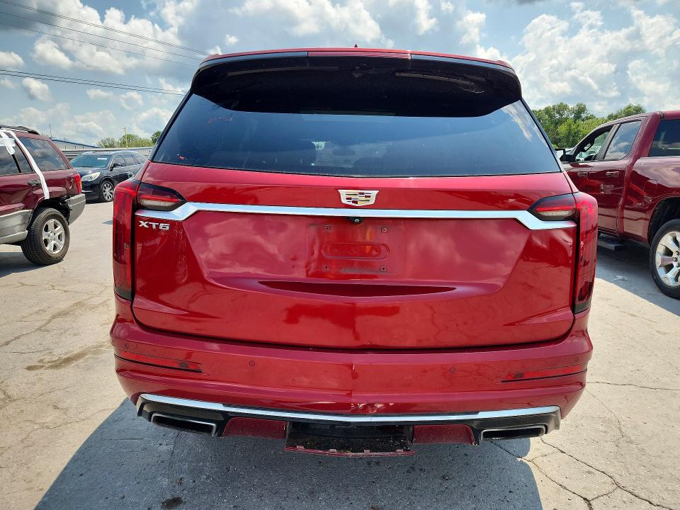 2021 Cadillac Xt6 VIN 1GYKPAR4XMZ163878 COPART salvage auction — FRONT END, TN - CERTIFICATE OF TITLE, sold $11,800 on 2026-08-24 (photo 6)