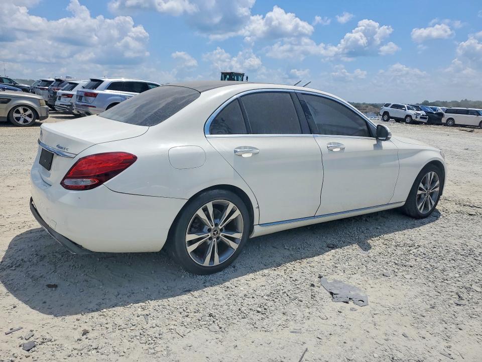 2018 Mercedes-benz C class VIN WDDWF4KB2JR403981 COPART salvage auction — REAR END, GA - CERTIFICATE OF TITLE, sold $4,250 on 2026-08-19 (photo 3)