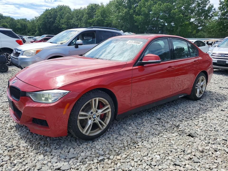 2013 BMW 3 series VIN WBA3B3C58DF542687 COPART salvage auction — WATER/FLOOD, MA - CERT OF TITLE-RECONSTRCTD COLL, sold $400 on 2026-08-19 (photo 1)