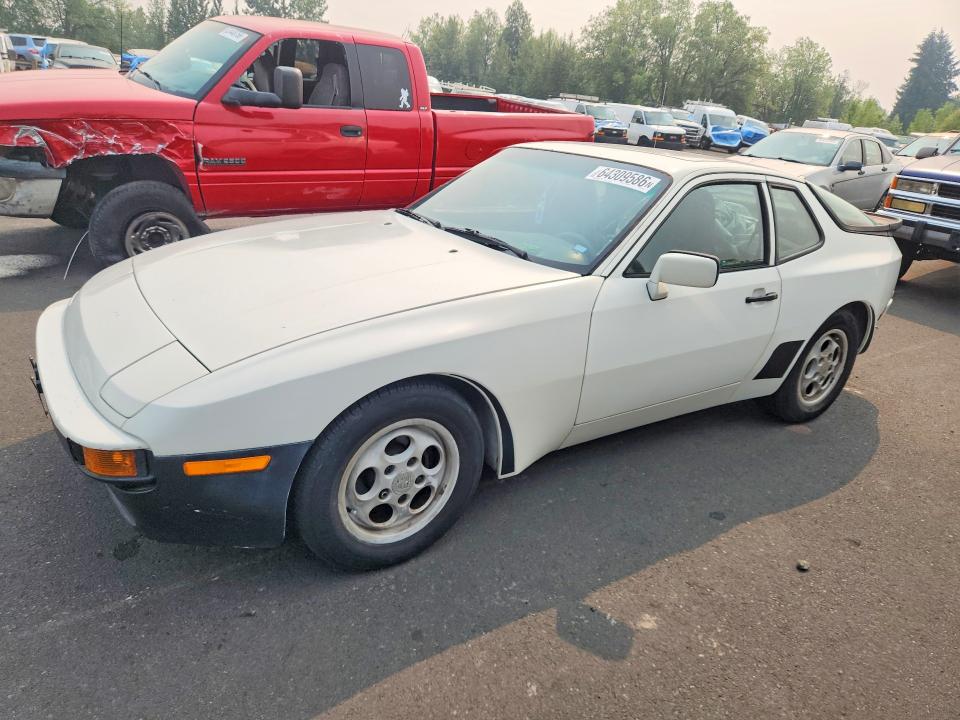 1987 Porsche 944 VIN WP0AA0944HN450451 COPART salvage auction — MECHANICAL, WA - VEHICLE CERT OF OWNERSHIP-TITL, sold $175 on 2026-08-19 (photo 1)