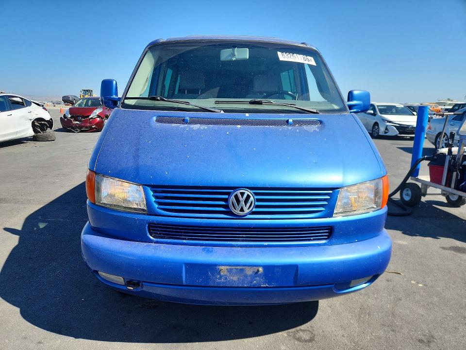 2001 Volkswagen Eurovan VIN WV2MB47011H137087 COPART salvage auction — STRIPPED, DV, sold $575 on 2026-08-05 (photo 5)
