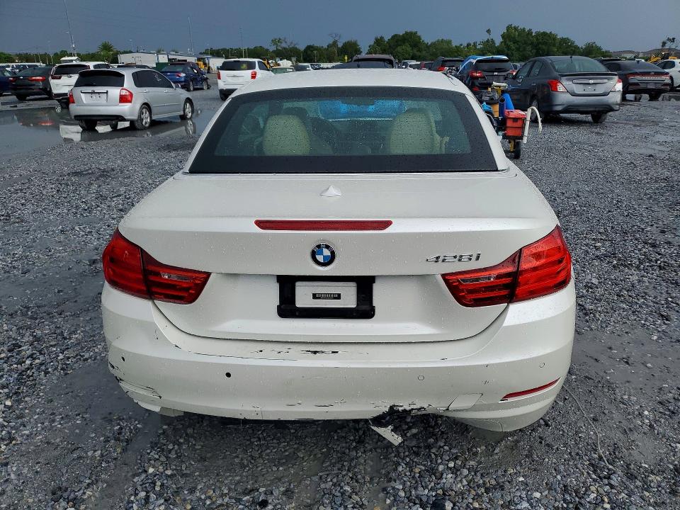 2016 BMW 4 series VIN WBA3V7C52G5A25784 COPART salvage auction — REAR END, Fl - Cert Of Title Slvg Rebuildable, sold $3,950 on 2026-08-18 (photo 6)