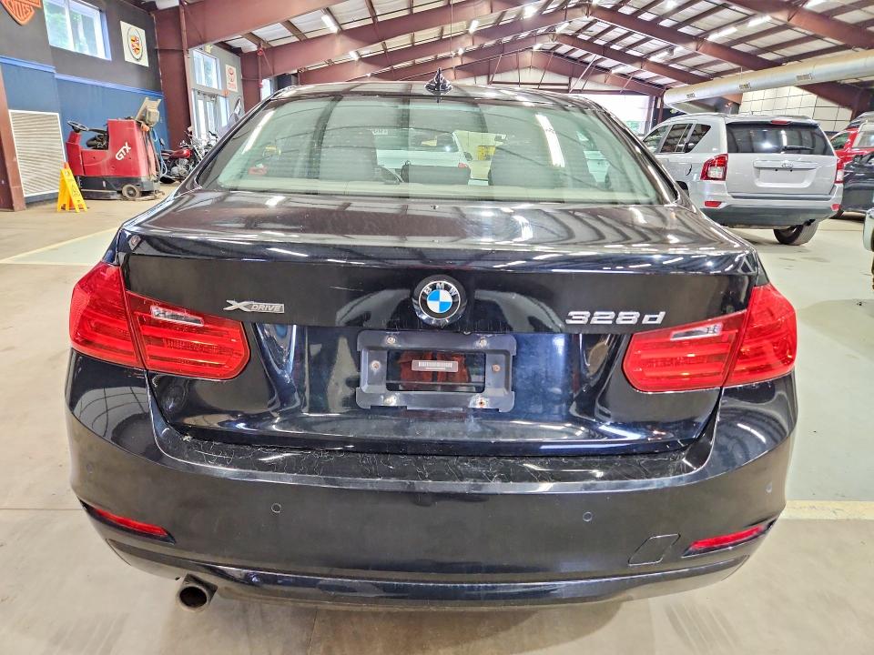 2014 BMW 3 series VIN WBA3D5C56EKX98826 COPART salvage auction — MINOR DENT/SCRATCHES, Vt - Certificate Of Title (P), sold $500 on 2026-08-20 (photo 6)